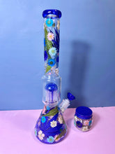 Load image into Gallery viewer, Flower Bong | Blue Floral