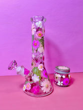Load image into Gallery viewer, Flower Bong | Pink Floral Beaker