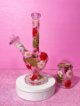 Load image into Gallery viewer, Pink Heart Bong- Pink Quartz