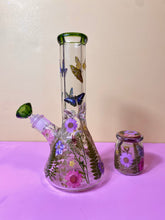 Load image into Gallery viewer, Flower Bong | Green Accents