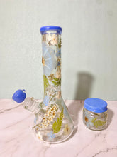 Load image into Gallery viewer, Sky Blue Floral Beaker