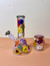 Load image into Gallery viewer, Flower Bong | Gray Accents