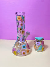 Load image into Gallery viewer, Flower Bong | Pastel Floral Beaker