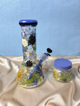 Load image into Gallery viewer, Flower Bong | Blue Floral