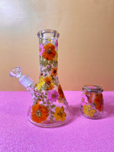 Load image into Gallery viewer, Flower Bong | Orange Floral