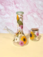 Load image into Gallery viewer, Flower Bong | Green Accents