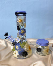 Load image into Gallery viewer, Flower Bong | Blue Floral