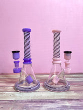 Load image into Gallery viewer, Abstract Beaker | Black Wavy