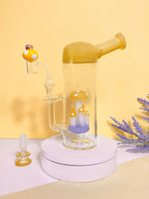 Load image into Gallery viewer, mushroom dome bong with yellow mushrooms