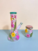 Load image into Gallery viewer, Flower Bong | Green Accents