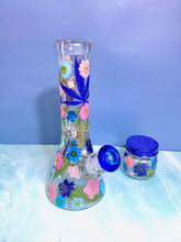 Load image into Gallery viewer, Flower Bong | Blue Floral