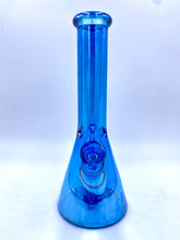 Load image into Gallery viewer, Iridescent Bong | Neon Blue Beaker
