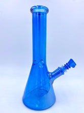 Load image into Gallery viewer, Iridescent Bong | Neon Blue Beaker