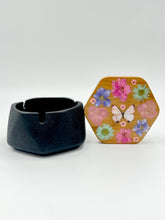 Load image into Gallery viewer, Floral Ceramic Ashtray