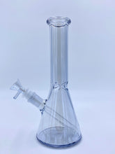 Load image into Gallery viewer, Iridescent Bong | Smokey Silver Beaker