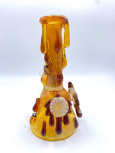Load image into Gallery viewer, honey bee bong covered in drips of honey