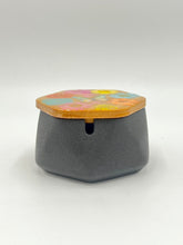 Load image into Gallery viewer, Floral Ceramic Ashtray