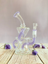 Load image into Gallery viewer, recycler with clear purple accents