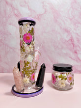 Load image into Gallery viewer, Flower Bong | Pink Straight Tube