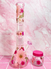Load image into Gallery viewer, Flower Bong | Pink Floral Beaker