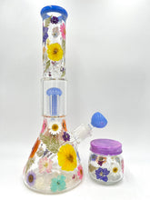 Load image into Gallery viewer, Floral Beaker W/ Perc