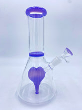 Load image into Gallery viewer, Purple Heart Percolator Bong