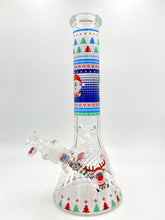 Load image into Gallery viewer, Christmas beaker bong