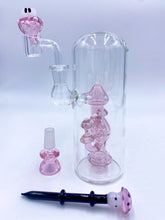 Load image into Gallery viewer, Dome Pink Mushroom Bong/Rig