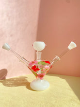 Load image into Gallery viewer, Double two person bong with real flowers