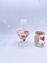 Load image into Gallery viewer, Double two person bong with real flowers