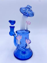 Load image into Gallery viewer, Blue Mushroom Bong/Rig