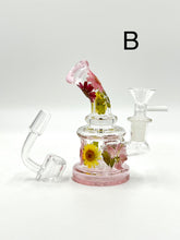 Load image into Gallery viewer, Mini Floral Bong/Rig