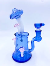 Load image into Gallery viewer, Blue Mushroom Bong/Rig