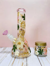 Load image into Gallery viewer, Flower Bong | Gold Accents