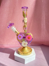 Load image into Gallery viewer, Purple Heart Bong | Pink and Purple