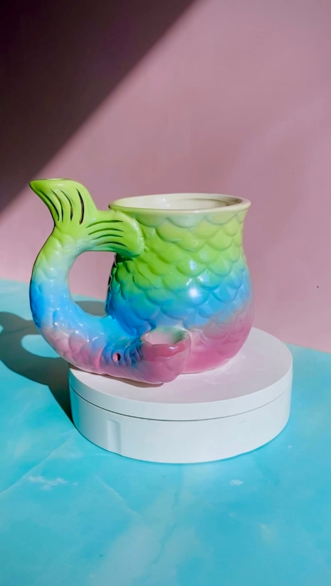 Mermaid Wake and Bake Mug | Coffee Mug Pipe