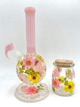 Load image into Gallery viewer, Round Floral Bong