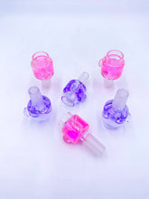 Load image into Gallery viewer, pink and purple freezable bowl pieces