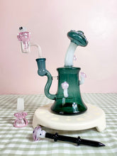 Load image into Gallery viewer, teal mushroom rig