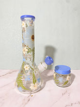 Load image into Gallery viewer, Sky Blue Floral Beaker
