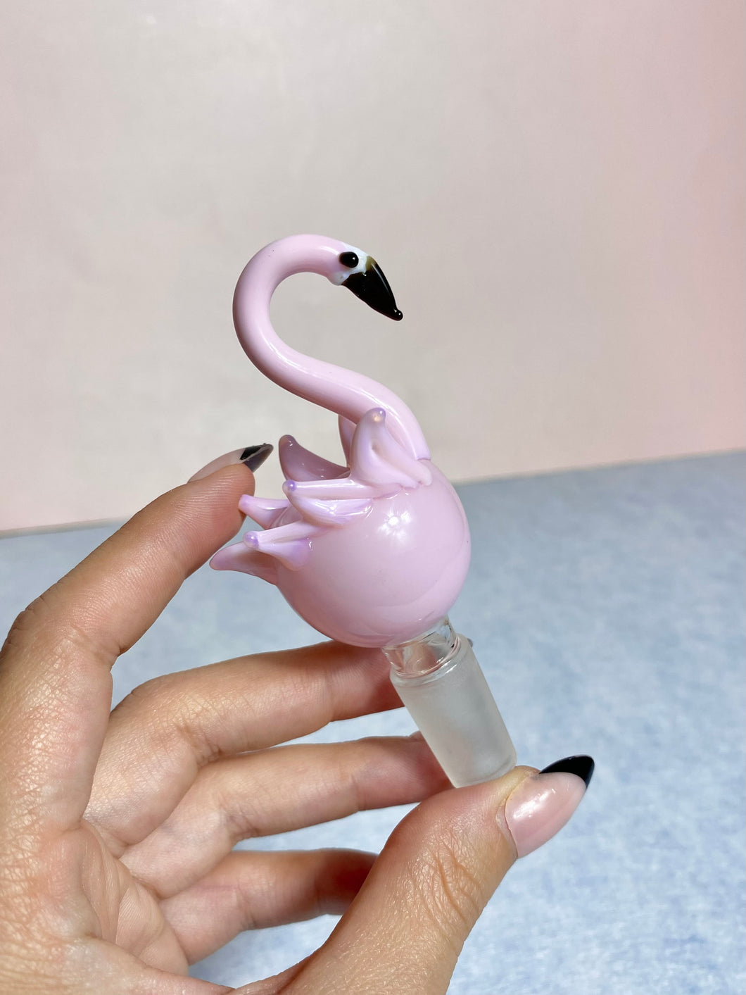 pink swan bowl piece