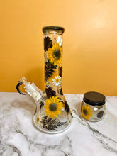 Load image into Gallery viewer, Flower Bong | Smoke Grey Accents
