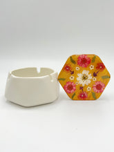 Load image into Gallery viewer, Floral Ceramic Ashtray
