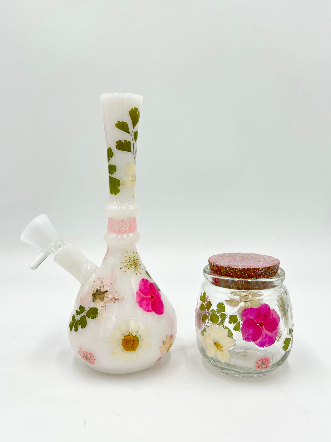 White Flower Vase