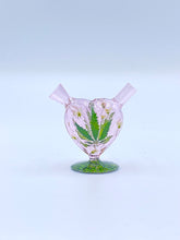 Load image into Gallery viewer, Green Heart Bubbler

