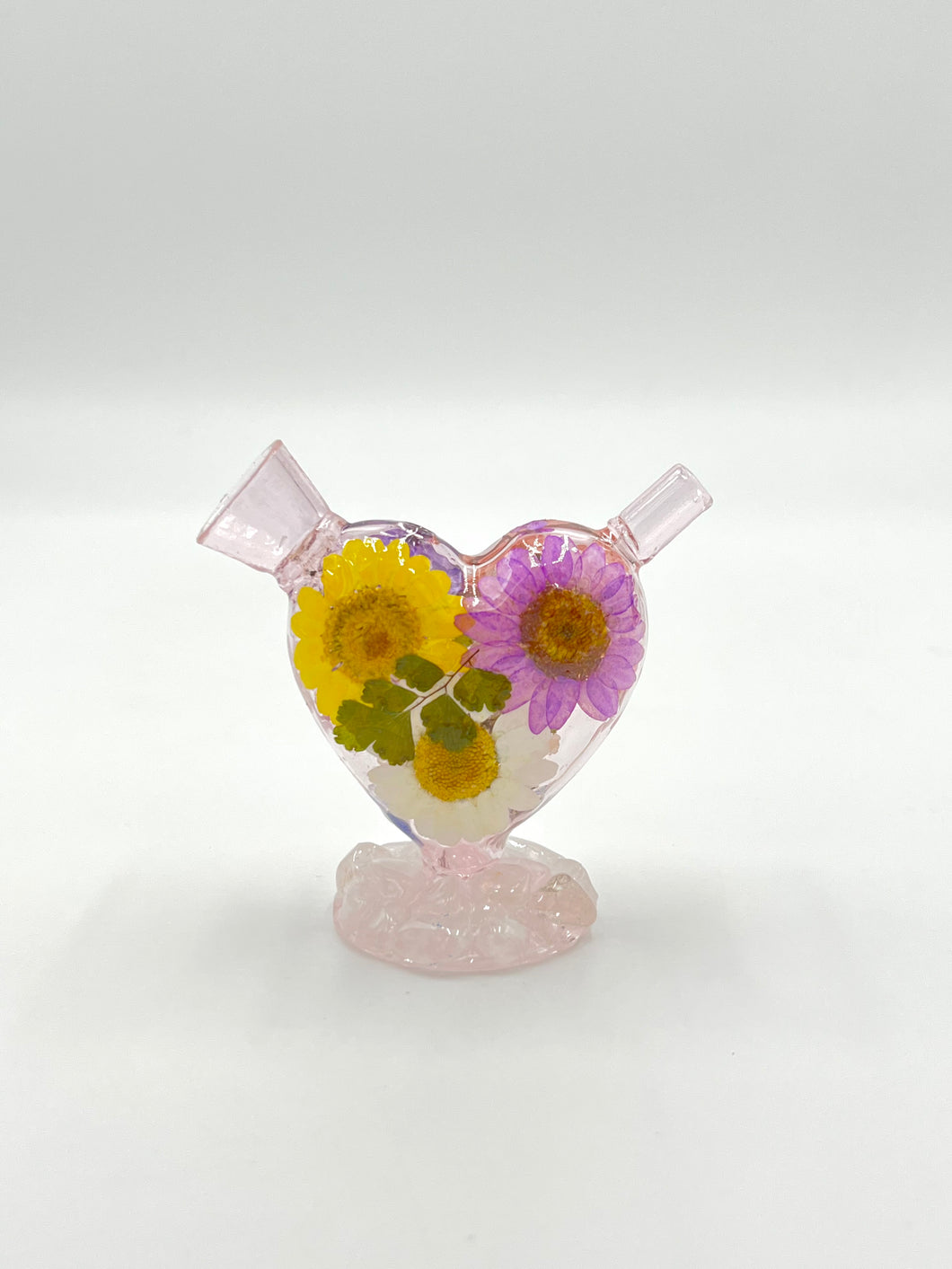 Mini Floral Heart Bubbler
