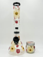 Load image into Gallery viewer, Black Floral Beaker
