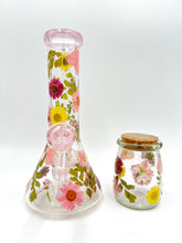 Load image into Gallery viewer, Floral Beaker W/ Perc
