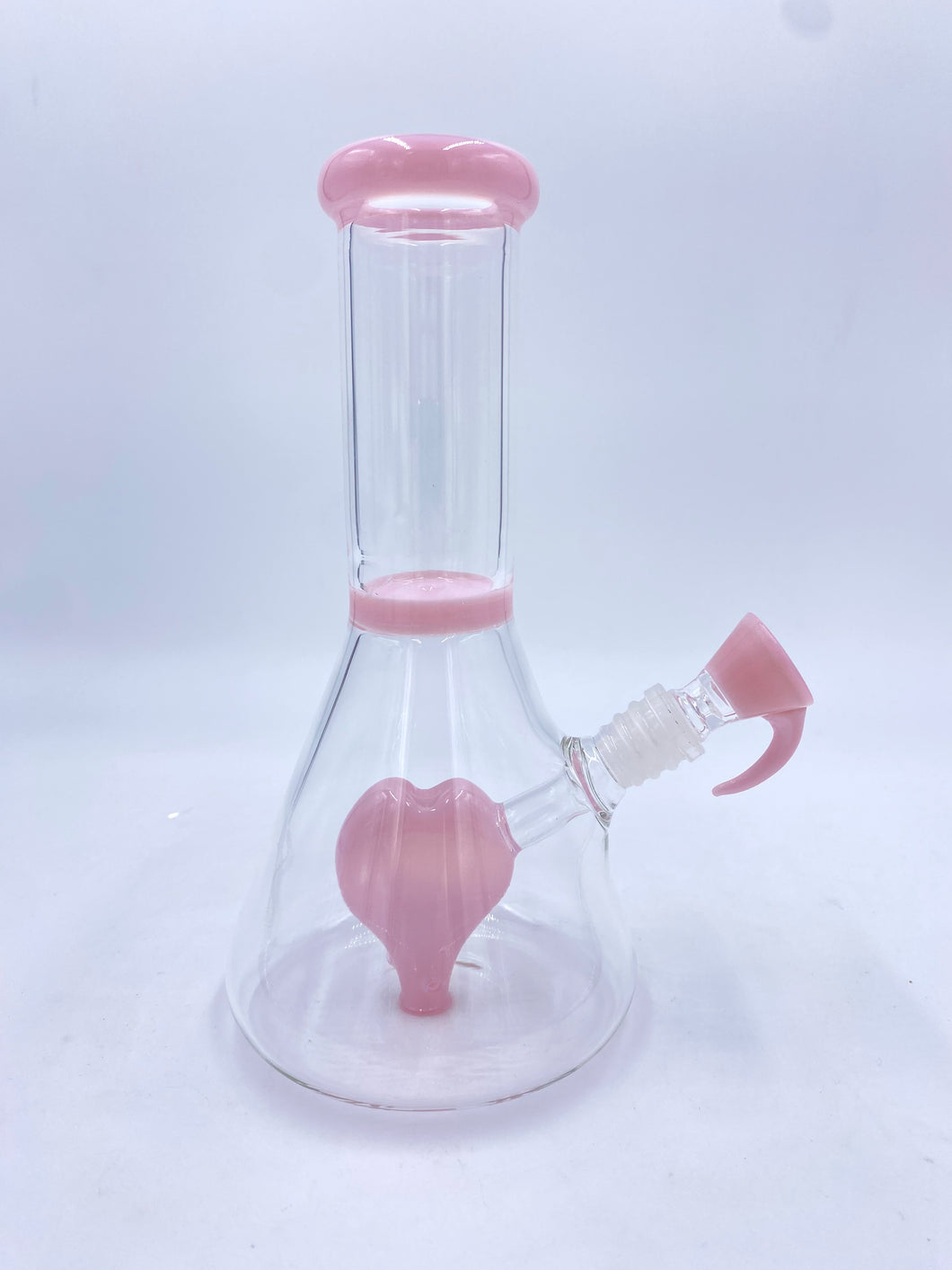 Pink Heart Percolator Bong