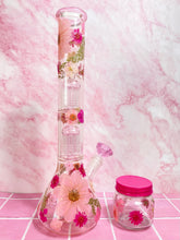 Load image into Gallery viewer, Flower Bong | Pink Floral Beaker
